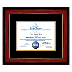 American Board of Sexology Certified Holistic Sexologist Certificate