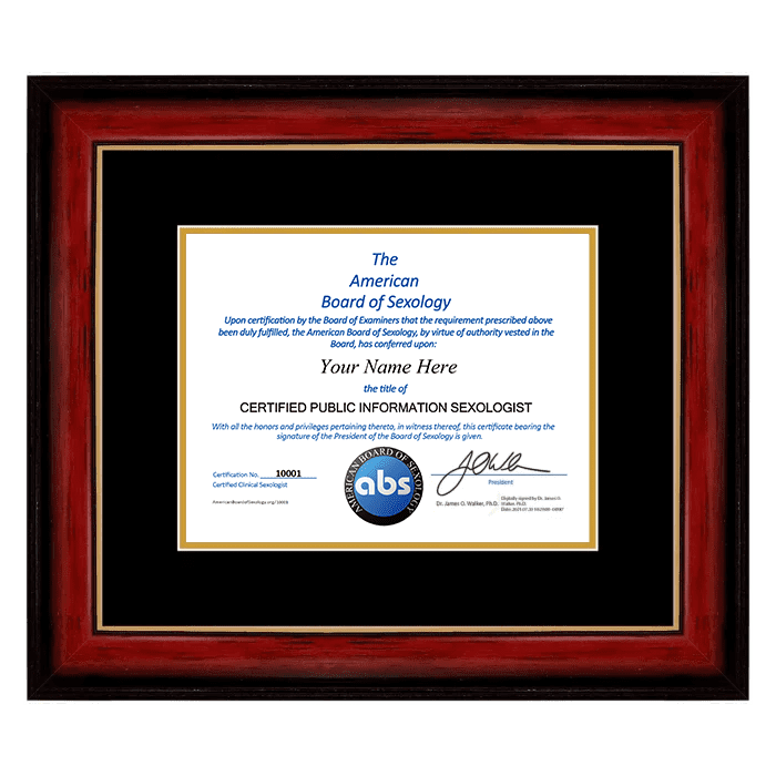 Certified Public Information Sexologist Certification